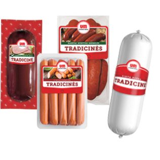 TRADICINĖMS rūkytoms, virtoms dešroms ir dešrelėms