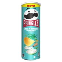 Trašk. PRINGLES CREAM CHEESE & HERBS, 165 g