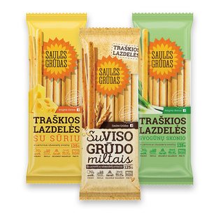 Trašk.lazdelės SAULĖS GRŪDAS (3 rūš.), 125 g