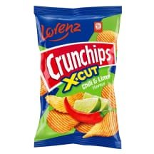 Traškučiai CRUNCHIPS X-CUT ait. pap. sk, 130 g