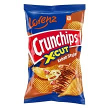 Traškučiai CRUNCHIPS X-CUT kebabų sk., 130 g