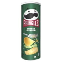Traškučiai PRINGLES CHEESE&ONION, 165 g