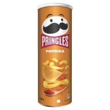 Traškučiai PRINGLES PAPRIKA DEEZER, 165 g