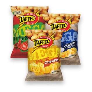 Traškučiai TAFFEL MEGA PACK (3 rūšių), 250 g
