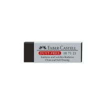 Trintukas FABER-CASTELL DUST-FREE, juod.