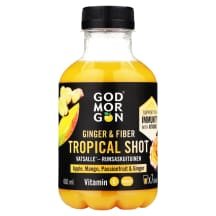 Trop. vaisių ir imb. sultys GOD MORGON, 0.45 l