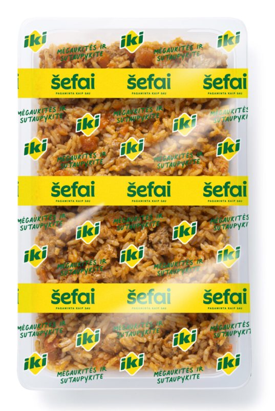 Troškintas kiaulienos plovas šeimyninė pakuotė, 1 kg
