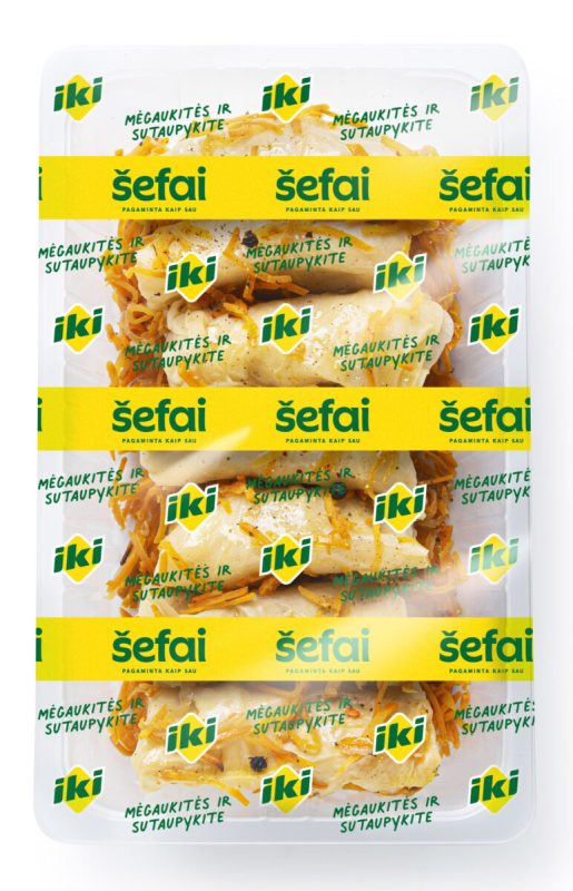 Troškinti balandėliai su mėsos įdaru šeimyninė pakuotė, 1 kg