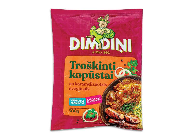 TROŠKINTI KOPŪSTAI SU KARAMELIZUOTAIS SV/500 GR