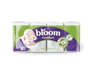 Tualet. popierius BLOOM CHAMOMILE, 3 sluoksn.,150 lap., 8 vnt., 8 rit.