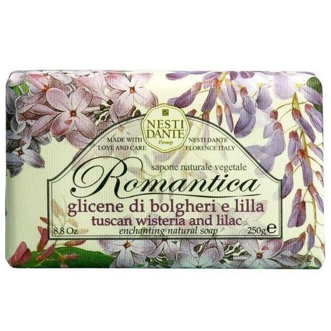 Tualetinis muilas Nesti Dante Romantica, visterija & lelija, 250 g