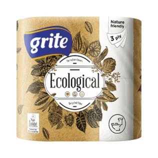 Tualetinis popierius GRITE ECOLOGICAL, /pak., 4 rit.