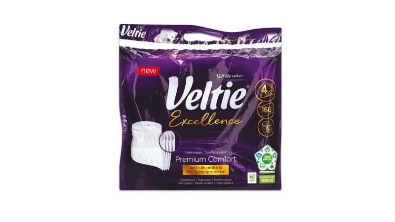 Tualetinis popierius VELTIE EXCELLENCE, 9 vnt
