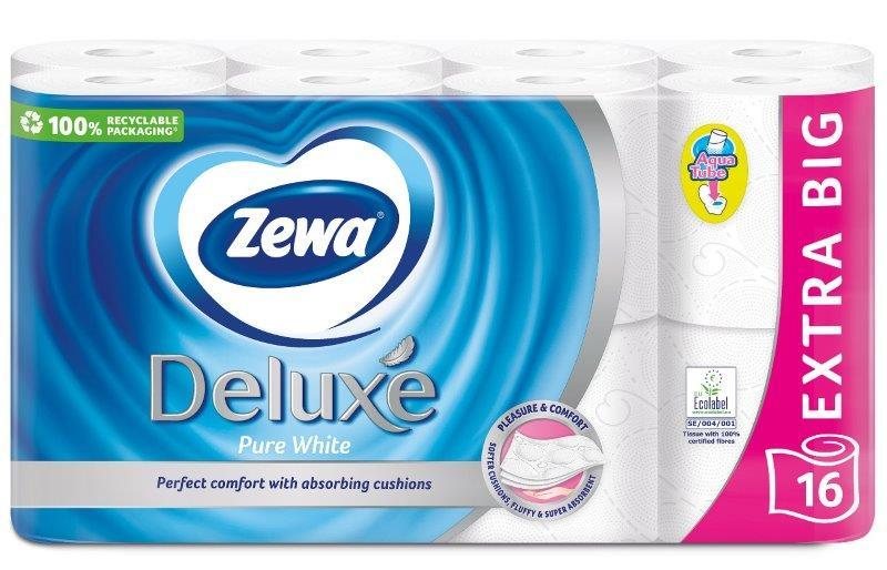 Tualetinis popierius ZEWA Deluxe Pure, 3 sl., 16 vnt