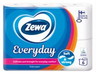 Tualetinis popierius ZEWA EVERYDAY; 3sl, 6 vnt