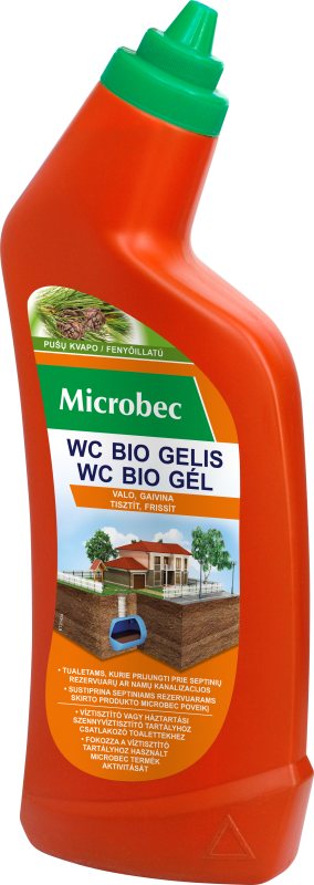 Tualeto BIO gelis BROS Microbec, 750 ml
