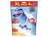 Tualeto gaiviklis ir valiklis DOMESTOS POWER 5 OCEAN, 200 g, 4 x 50 g