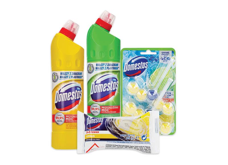 Tualetų valikliams DOMESTOS
