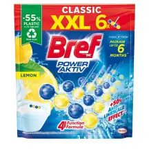 Tualet.valiklis gaivikl.BREF LEMON, 6 x 50 g