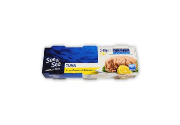Tunai aliejuje SUN&SEA su citrinomis, 240 g