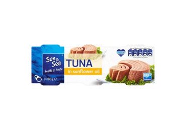 Tunai SUN&SEA saulėgrąžų aliejuje, 240 g