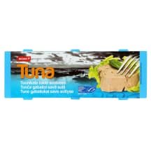 Tuno filė savo sultyse RIMI,MSC, 3 x 80 g