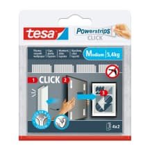 Tvirt.juost.TESA POWERSTRIPS, 4x2 juost.