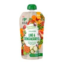 Tyrė I LOVE ECO lęšių, daržov., 6 mėn, 120 g