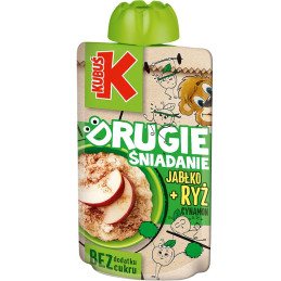 Tyrelė kūd. KUBUŠ obuolių sk. su ryžių koše ir Vit C, 100 g