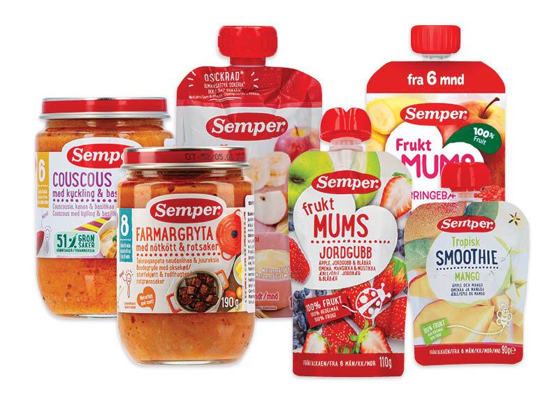 Tyrelėms, košėms, pieno mišiniams SEMPER