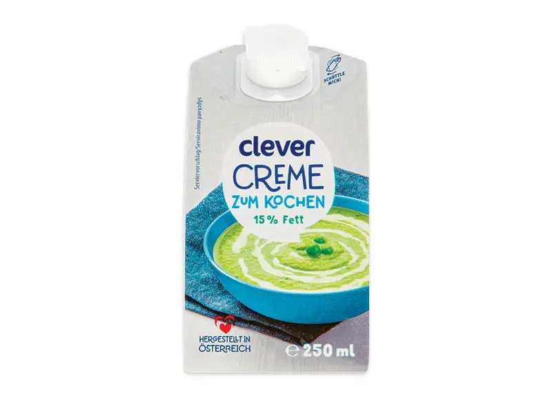 UAT grietinėlė 15 % rieb. CLEVER, 250 ml