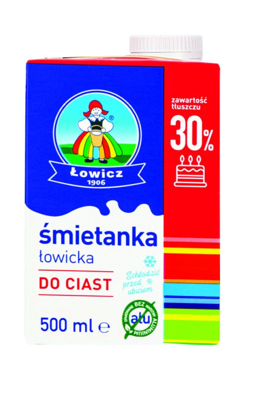UAT grietinėlė LOWICZ, 500 ml