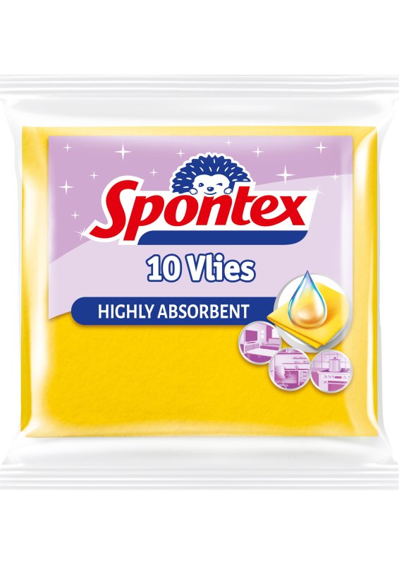 Universalios šluostės SPONTEX 10VLIES, 10 vnt