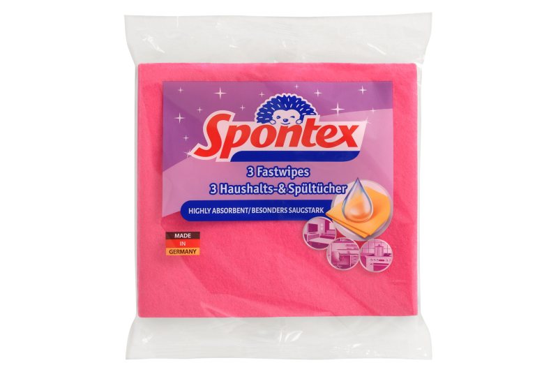 Universalios šluostės SPONTEX FASTWIPES, 3 vnt