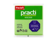 Universalios viskozės šluostės PACLAN Practi, 4 vnt