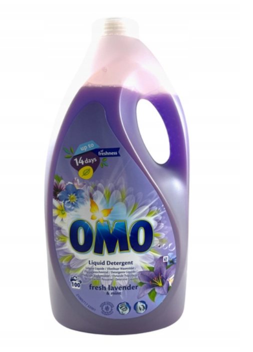 Universalus skystas skalbiklis OMO FRESH LAVENDER & MINT, 5 l