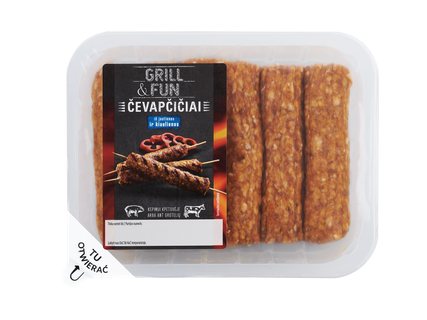 Užkandis „Čevapčičiai“, 500 g