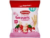 Užkandis su braškėmis SEMPER nuo 12 mėn, 18 g