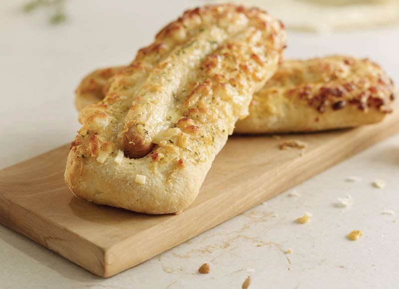 Užkandis su dešrele ir sūriu, 120 g