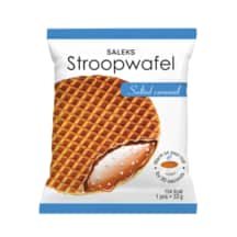 Vaf. SALEKS STROOPWAFEL su s. kar. įd., 33 g