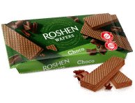 Vafliai ROSHEN su kakavos skonio įdaru, 216 g