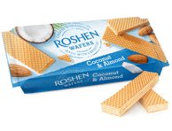 Vafliai ROSHEN su kokosų ir migdolų skonio įdaru, 216 g