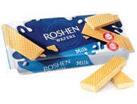 Vafliai ROSHEN su pieno skonio įdaru, 216 g