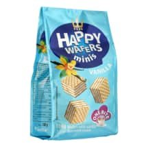 Vafliai su vanilės skonio įdaru HAPPY, 100 g