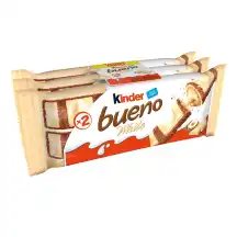 Vafliniai batonėl. KINDER BUENO WHITE, 117 g