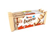 Vafliniai batonėliai KINDER BUENO WHITE, 117 g, 3 vnt