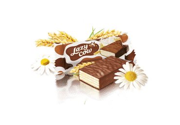 Vafliniai saldainiai ROSHEN LAZY COW, 1 kg