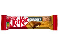Vaflinis batonėlis KIT KAT CHUNKY su žemės riešutų kremu, 42 g
