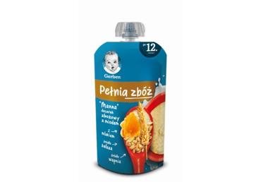 Vaikiška tyrelė GERBER, su grūdais, medaus skonio, 110 g