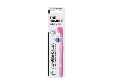 Vaikiškas dantų šepetėlis HUMBLE BRUSH (rausvas), 1 vnt